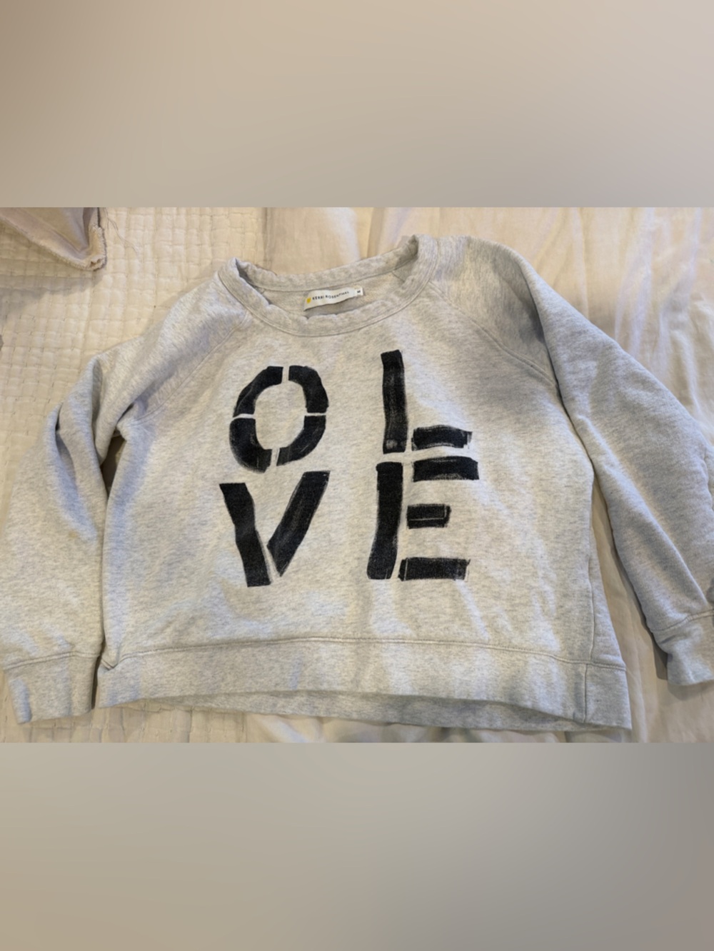 Kerri ROSENTHAL “LOVE” sweatshirt